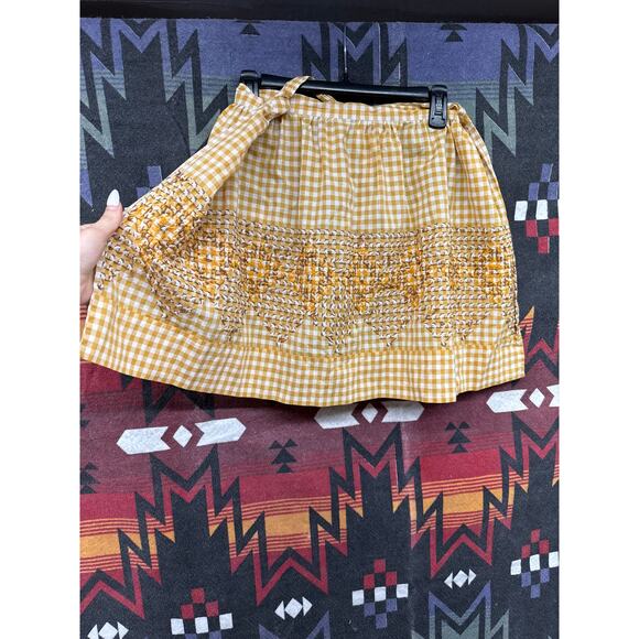 Vintage 50s Apron Housewife Maid Baking Prairie Woman Little House American Girl - Picture 3 of 3